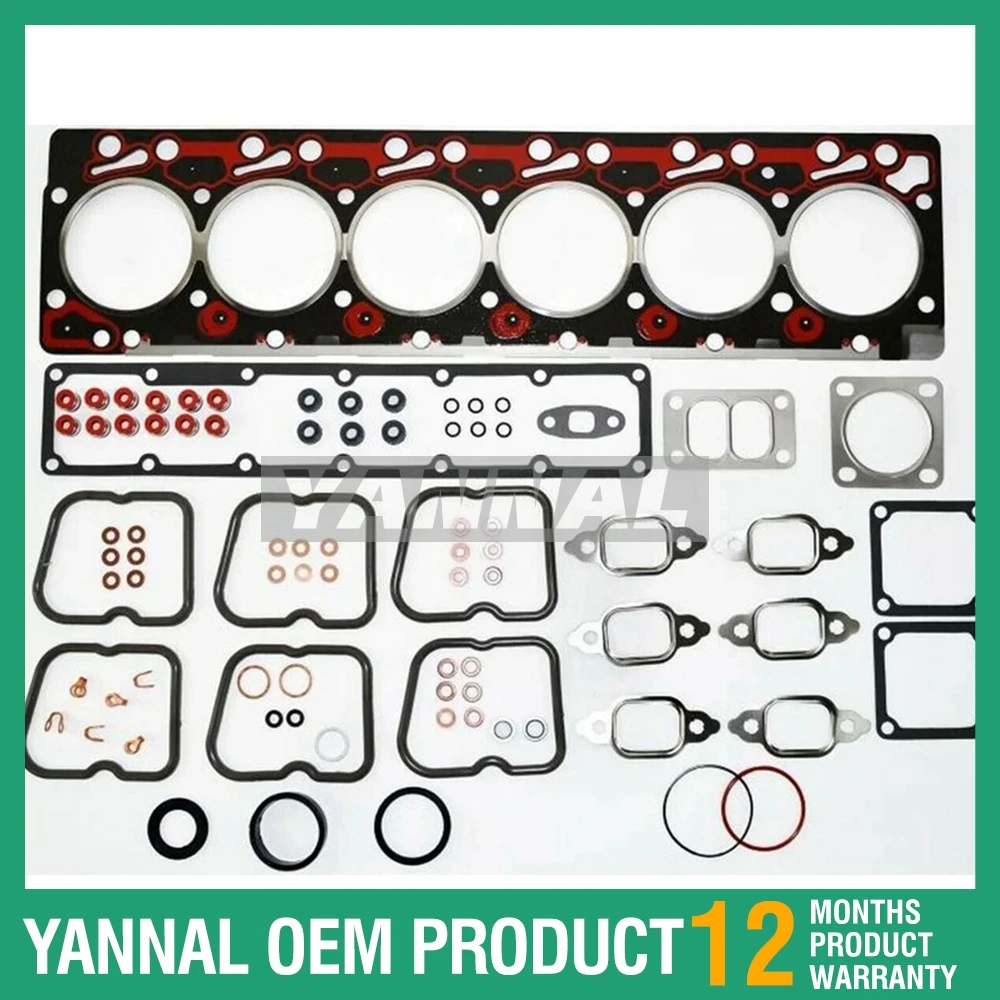 

1-year warranty good quality For Cummins 3.9L 4B 4BT 4BTA Head Gasket Set