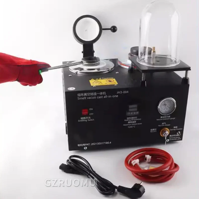 3 in 1 Crucible 110/220V Manufacturer Cast Vacuum and Melting Machine,Digital Display Precious Metal Jewelry Casting Tool