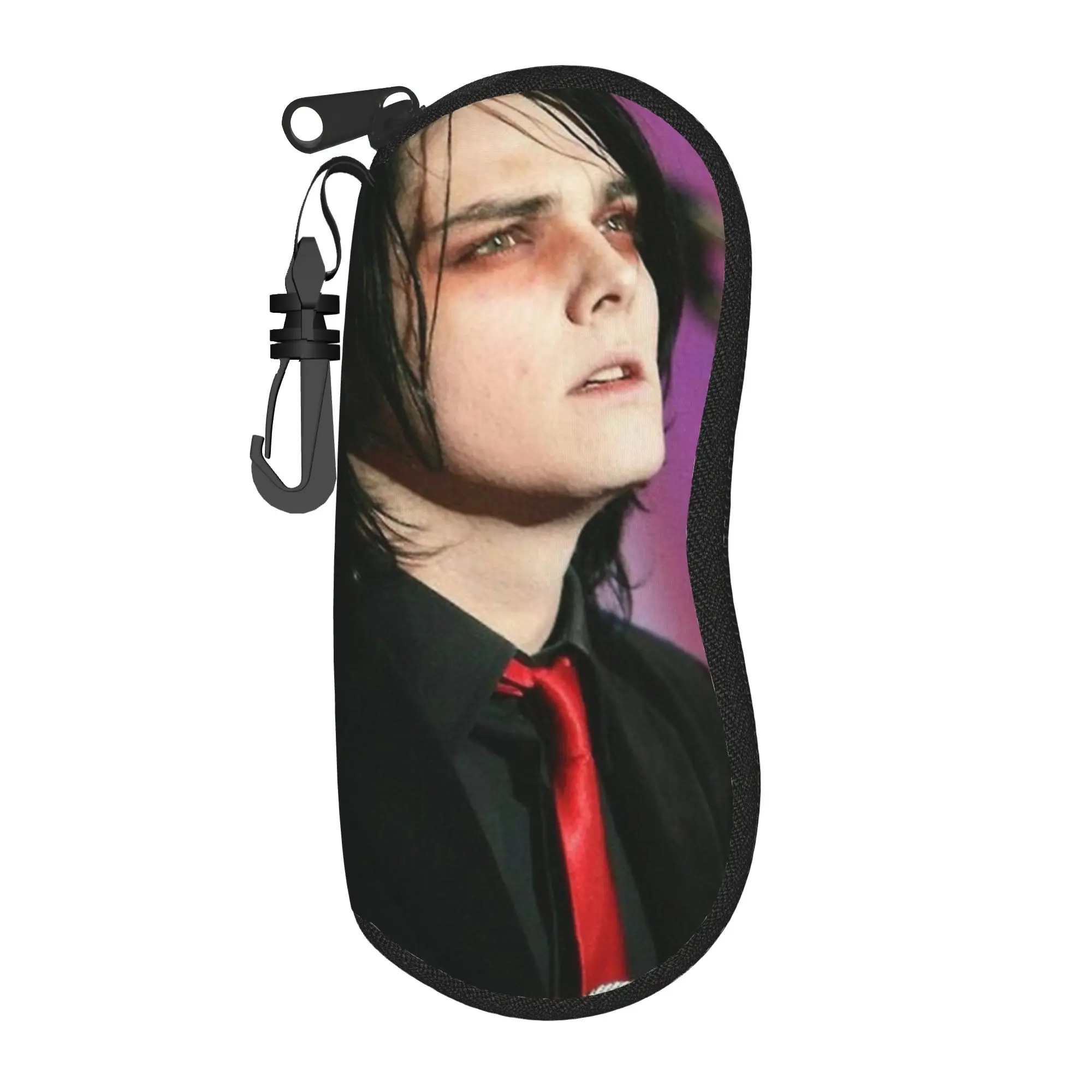 Estuche para gafas My Chemical Romance Gerard Way, accesorios prácticos para hombres y mujeres, caja de almacenamiento para gafas de sol, caja para gafas de sol con estampado