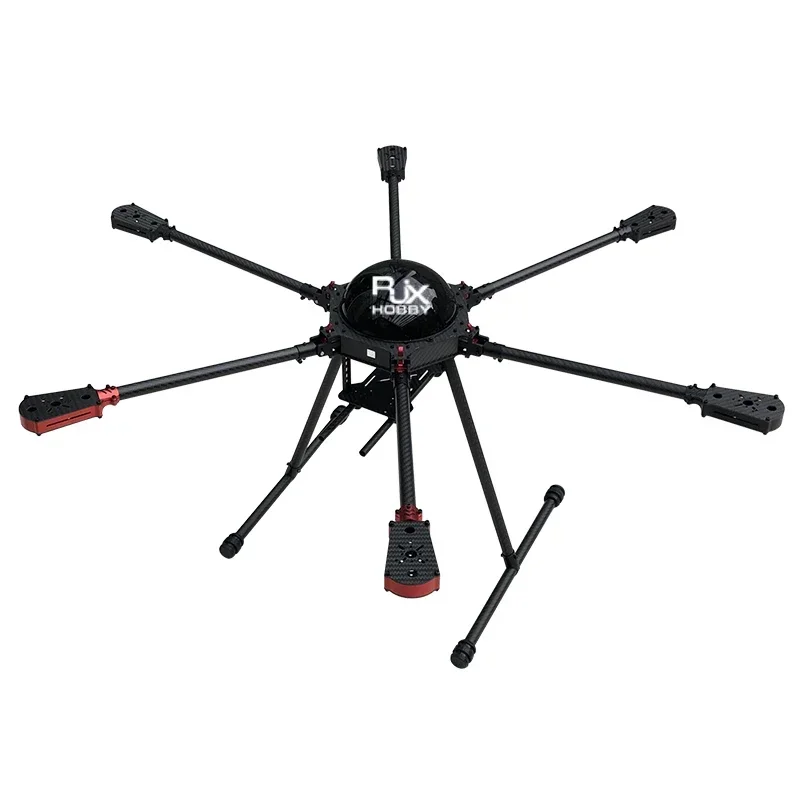 

RJXHOBBY 850mm 6-Axis Carbon Fiber Folding Agriculture Drone UAV Multirotor Frame Kit