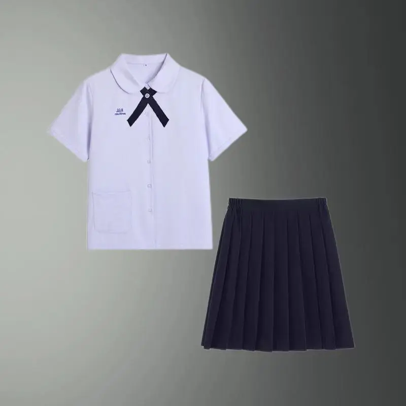 Thai Campus Style Shirt Set College JK Uniform Junior High School Dress Suit School Uniform Graduation Set Performance Costume