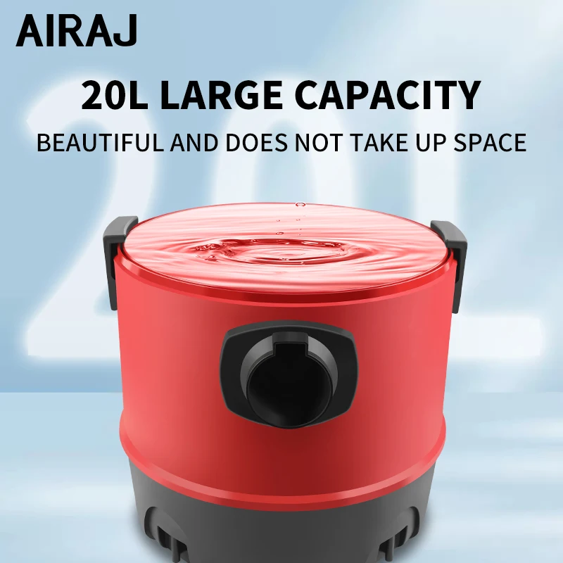 Przenośny odkurzacz do pracy na sucho i mokro 5 galonów - funkcja dmuchawy 2 w 1 do garażu, samochodu, domu, sierści zwierząt, warsztatu