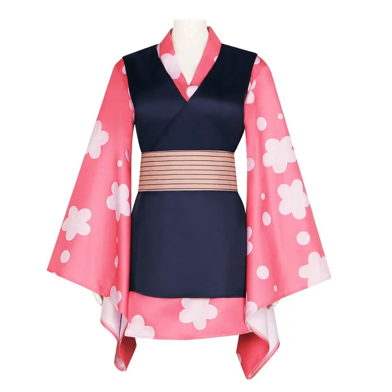 Anime Makomo Cosplay Costume Japanese Traditional Kimono Dress Women Halloween Carnival Party Performance Outfit