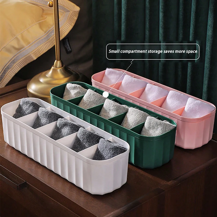 Underwear Storage Box Household Drawer Style Grid Divine Tool Wardrobe Dormitory Bra Nnderwear Socks Sorting Box Nnderwear Box