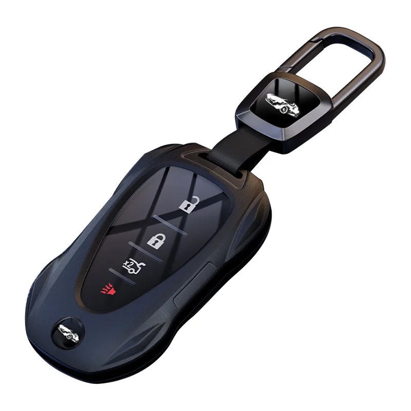 Car Key Case Fob for Chevy Chevrolet Blazer 2016 Equinox 2026 Malibu Traverse Trailblazer Trax Accessories Keychain Cover Shell view 6