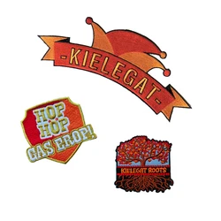 Netherland Carnival Emblem Carnaval  Beer Patches for Clothing Iron on Embroidered Sew Applique 076 Badge Kielegat Patch