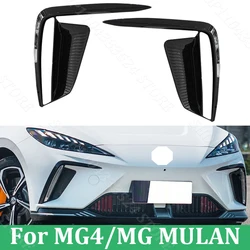 Front Bumper Fog Light Frame Cover For MG 4 MG4 EV MuLan 2022-2023 Front Fog Lamp Frame Foglight Frame