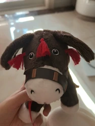 The Untamed Mo Dao Zu Shi Grandmaster of Demonic Cultivation Cute Little Donkey Doll Cosplay Toys Gifts Anime Cosplay Figure