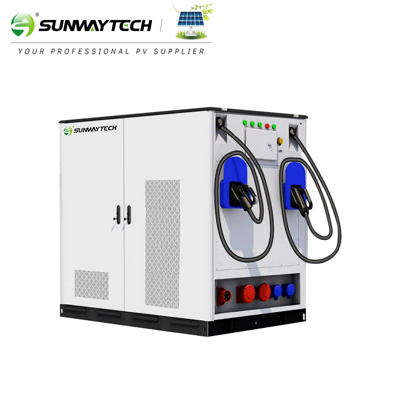 203kWh 120Kw 200Kw IP65 2 Guns All-in-one Solar Pv Battery Ess Ev Charger New Condition Electric Car Charging Station