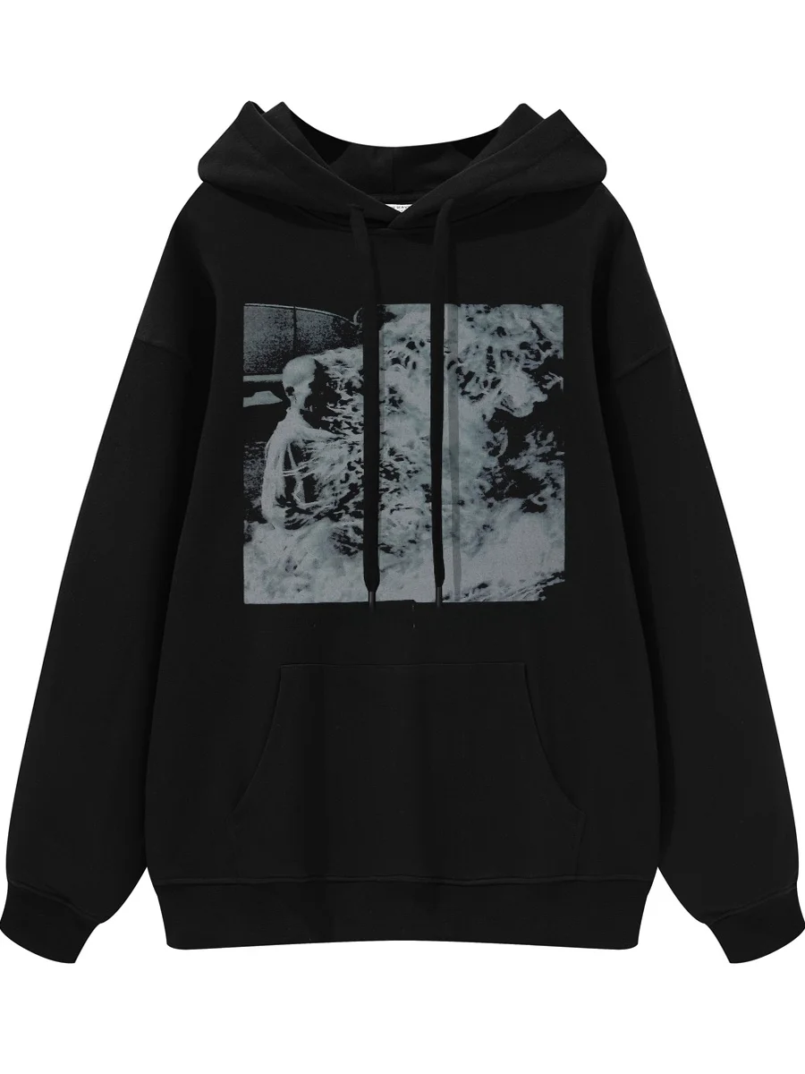 Rage against the Machine Band American Street Style Unisex Hoodie Cotton Digital Direct Printing Breathable Warm Sweatshirt
