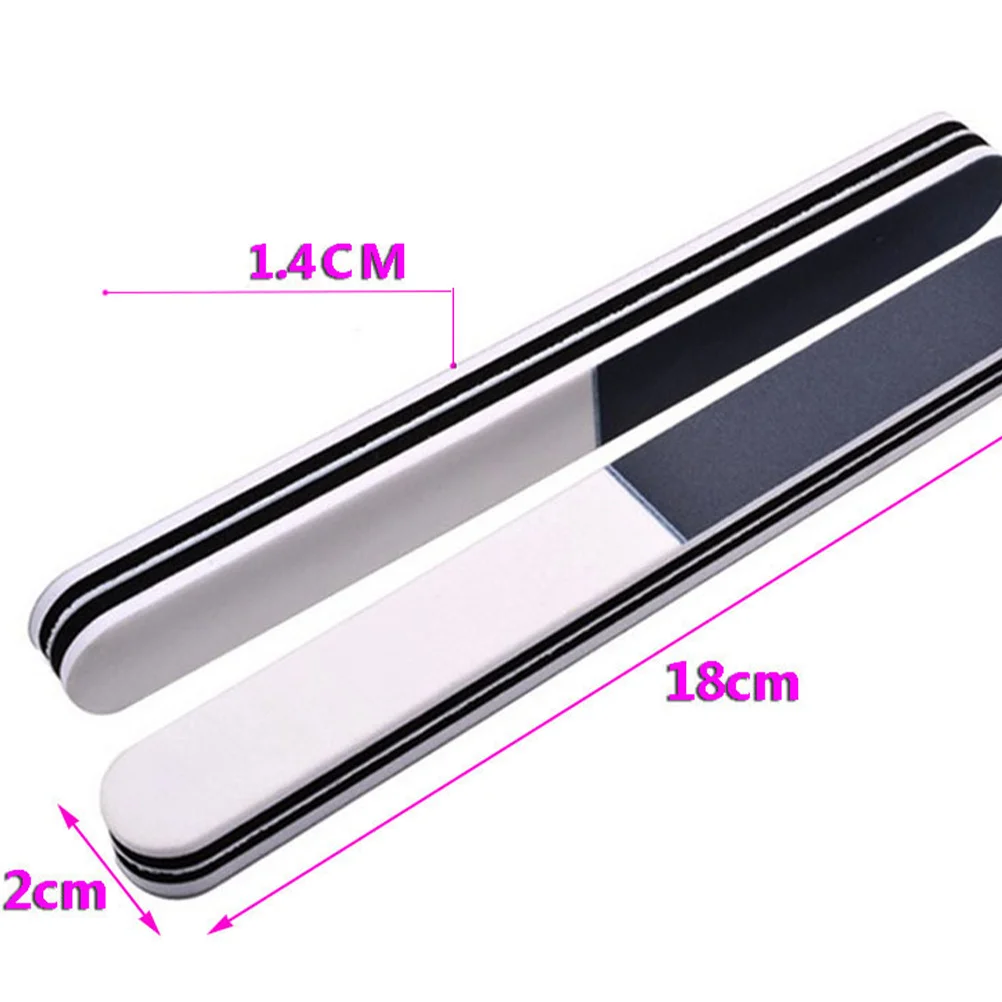 20 قطعة مجموعة ملفات الأظافر 240/320/1200 حصى إيفا عازلة كتلة مزدوجة الجانب شريط تلميع لأظافر القدم الصناعية الطبيعية المحمولة مانيكير #4