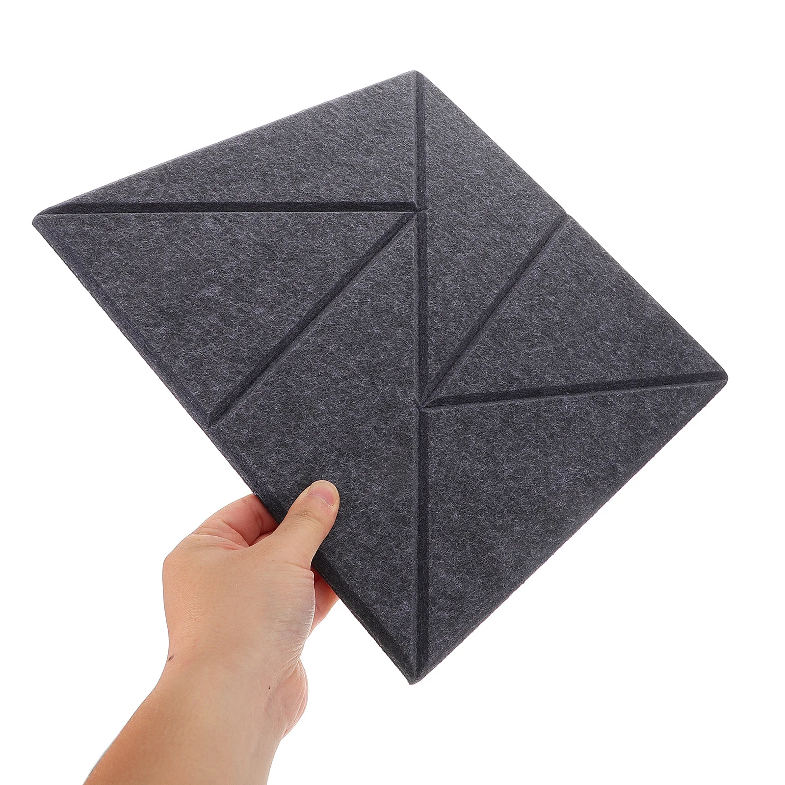 6 قطعة لوحة العزل الصوتي عالية الكفاءة الحد من الضوضاء منصات رغوة ذاتية اللصق عازل للصوت لغرفة الموسيقى غرفة الألعاب