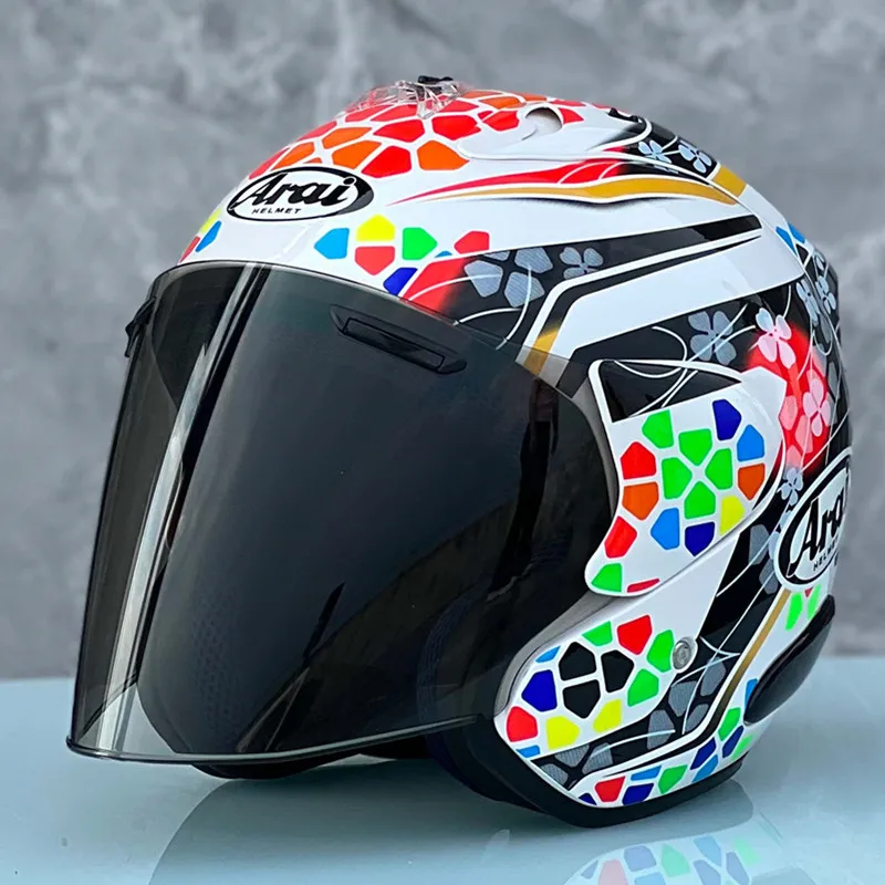 Motorcycle Helmet Open Face 3/4 Helmet SZ-Ram 3 Takaaki Nakagami Cycling Dirt Racing Motorcycle Kart Protective Helmet Capacete - Image 5