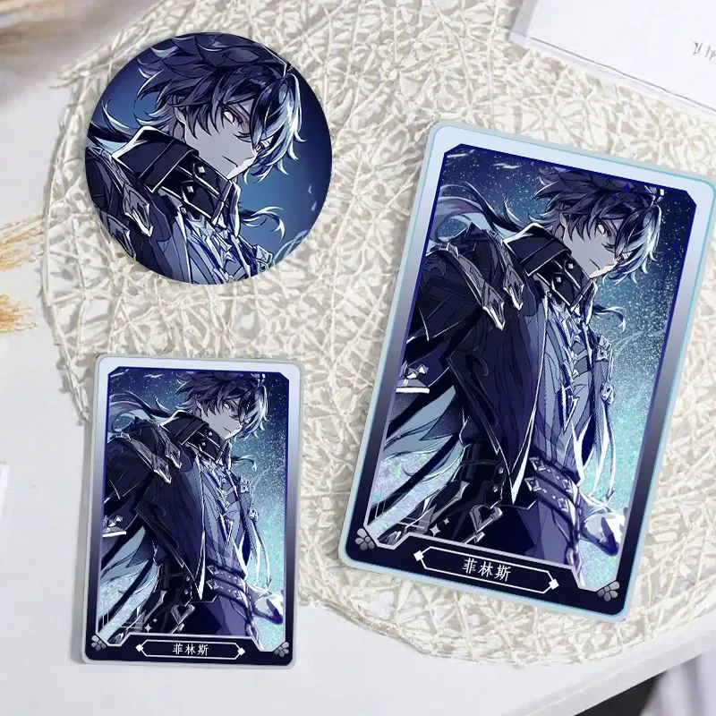 

Genshin Impact Kyryll Chudomirovich Flins косплей аниме струящийся песок значок маджонга акриловый кирпичный аксессуар подарок на Хэллоуин