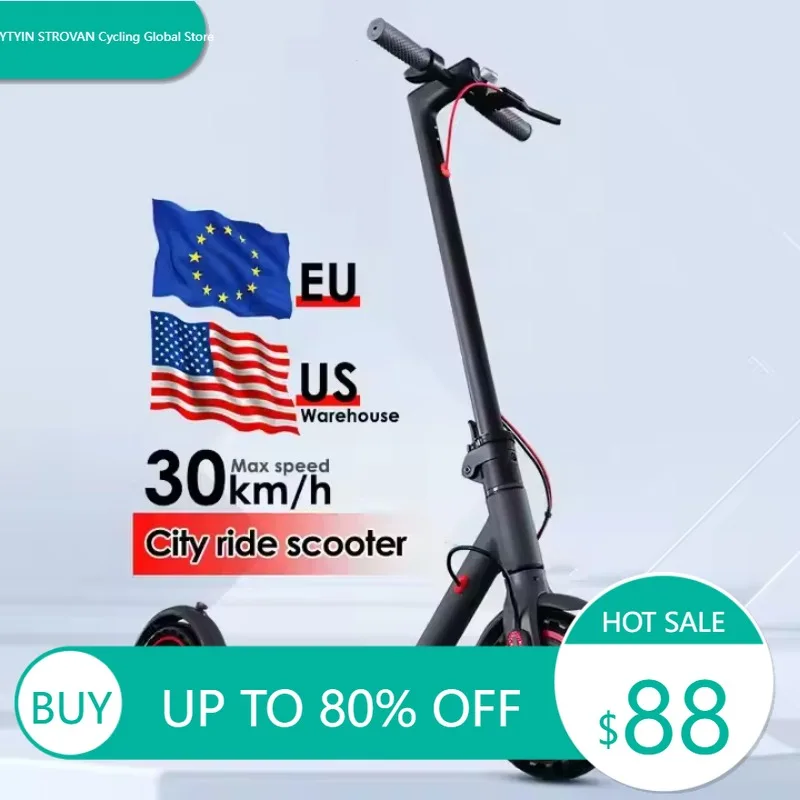 

STLF USA EU Warehouse High Quality 250w 350w E Step 20-30km/h Scooters with Turn Signals Adults Electric Scooter