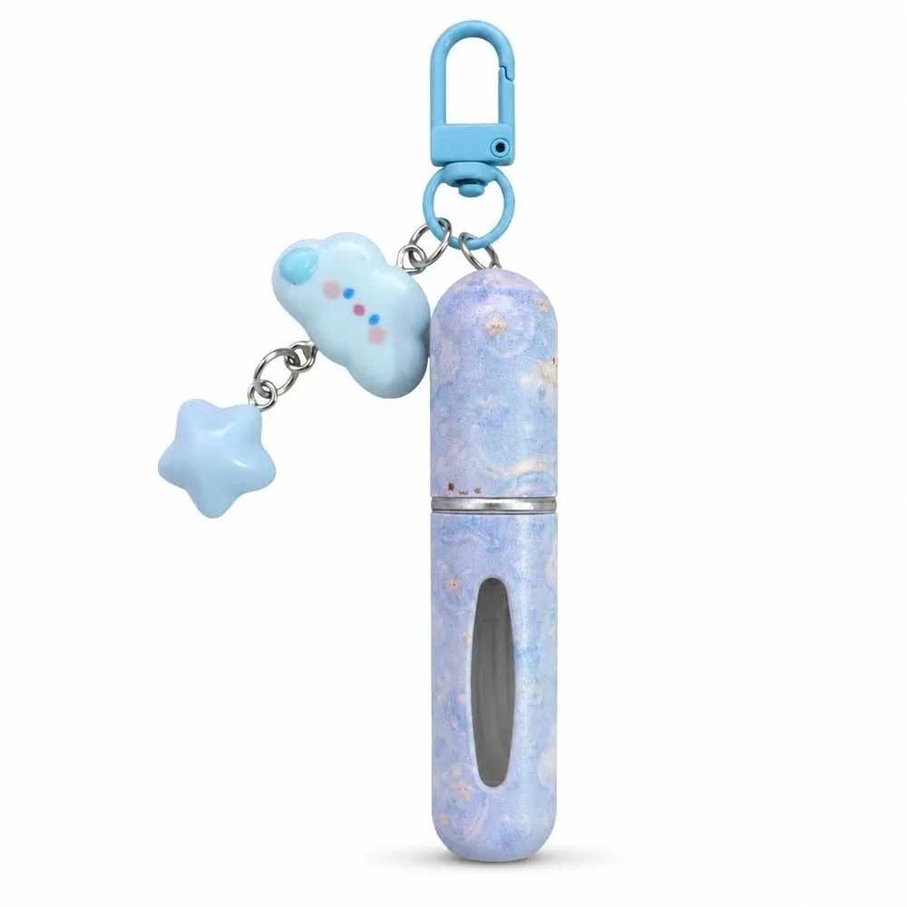 Fashion 5ml Mini Perfume Bottle Cloud Refillable Spray Bottle Leak-proof with Key Ring Perfume Atomizer Bottle for Women Girls view 5
