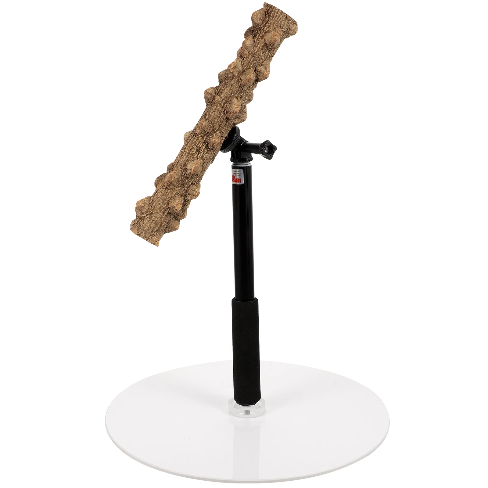 

Adjustable Height Bird Perch Stand Natural Wood Metal Parrot Play Gym Cage Accessory Chew Toy Stands For Parrots Playground