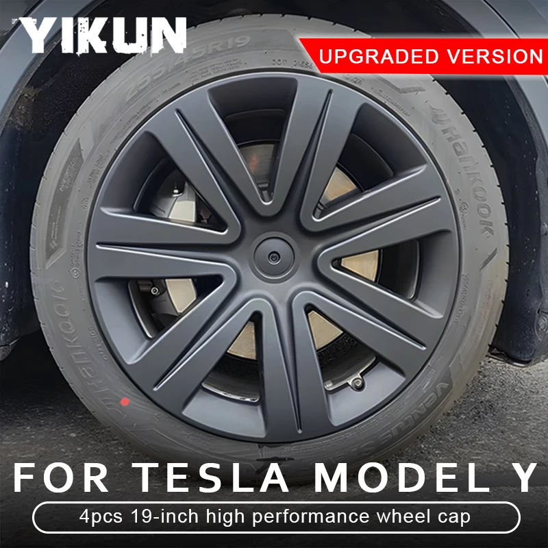 

4PCS Wheel Cover for Tesla Model Y 19 Inch Hubcap Replacement Performance Automobile Car Full Rim Caps Car Accessories 2018-2024