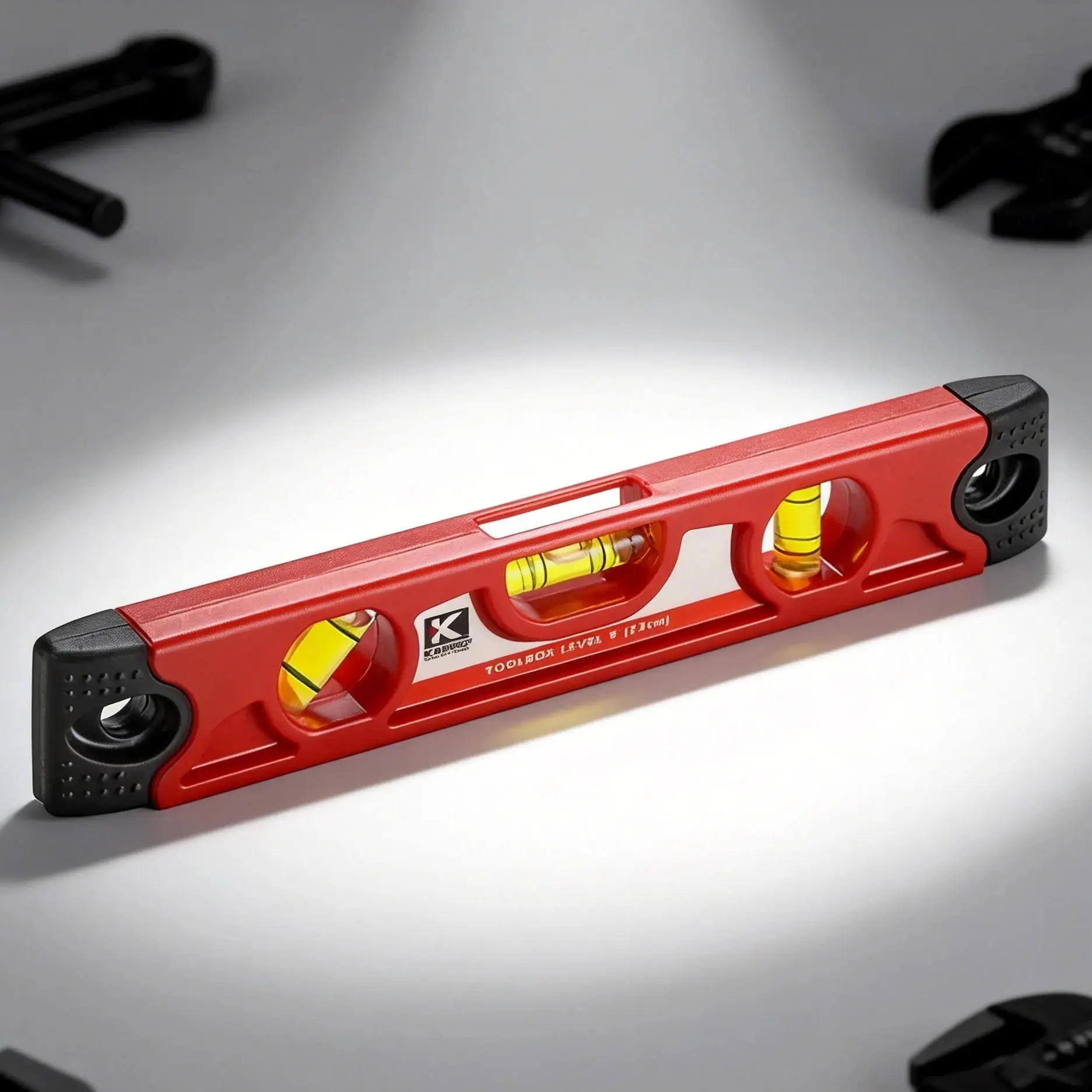 

Kapro-Магнитный уровень, 45. ° Горизонтальный вертикальный пузырьковый уровень, инструмент для выравнивания прочной резиновой конструкции, 23 см