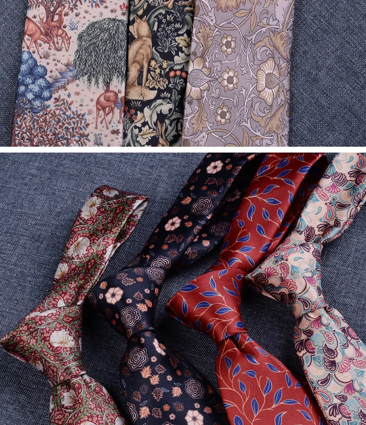 Neue 8cm Herren Krawatte Druck muster klassische Krawatten für Mann Bräutigam Groom sman Imitation Seide Blumen Krawatten Hochzeit Accessoires – Detail 32