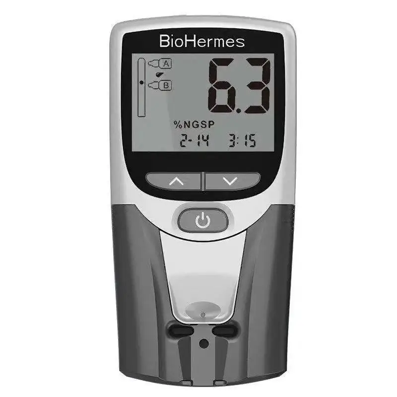 Biohermes New Typehandle Hba1c Blood Dripping Economic Instrument Medical Glycated Hemoglobin Detector Test Paper