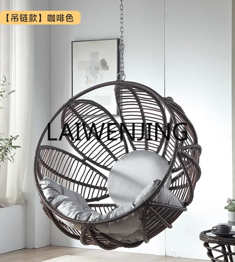 Indoor Home Swing Courtyard New Balcony Cradle Flower Adult Hanging Basket Coffee Table Rocking Chair Combination