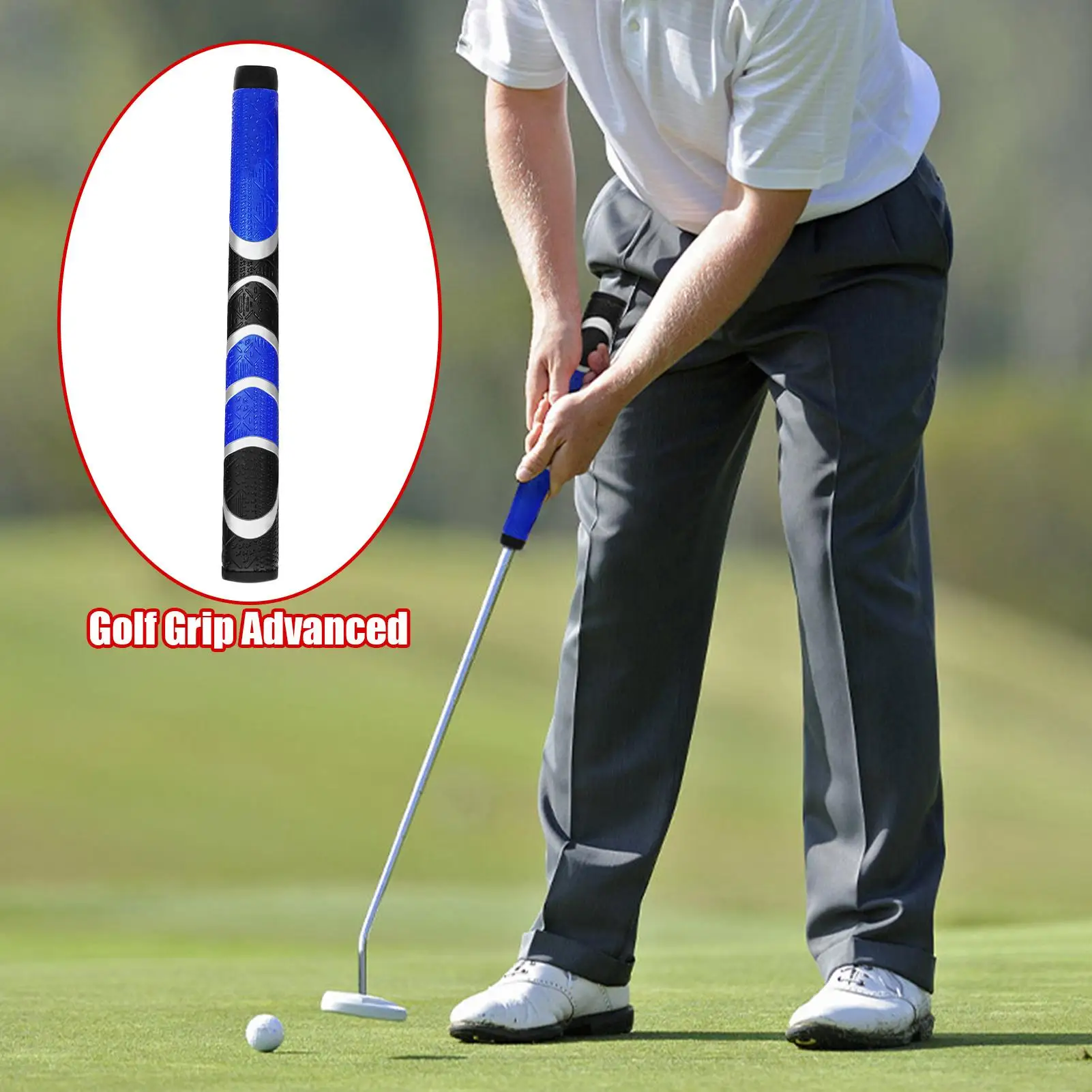 قبضة مضرب خفيفة الوزن لمقابض نادي الجولف بديلة مقاومة للتمزق للتدريب على التأرجح للاعبي الغولف والشباب والمراهقين والأولاد #3