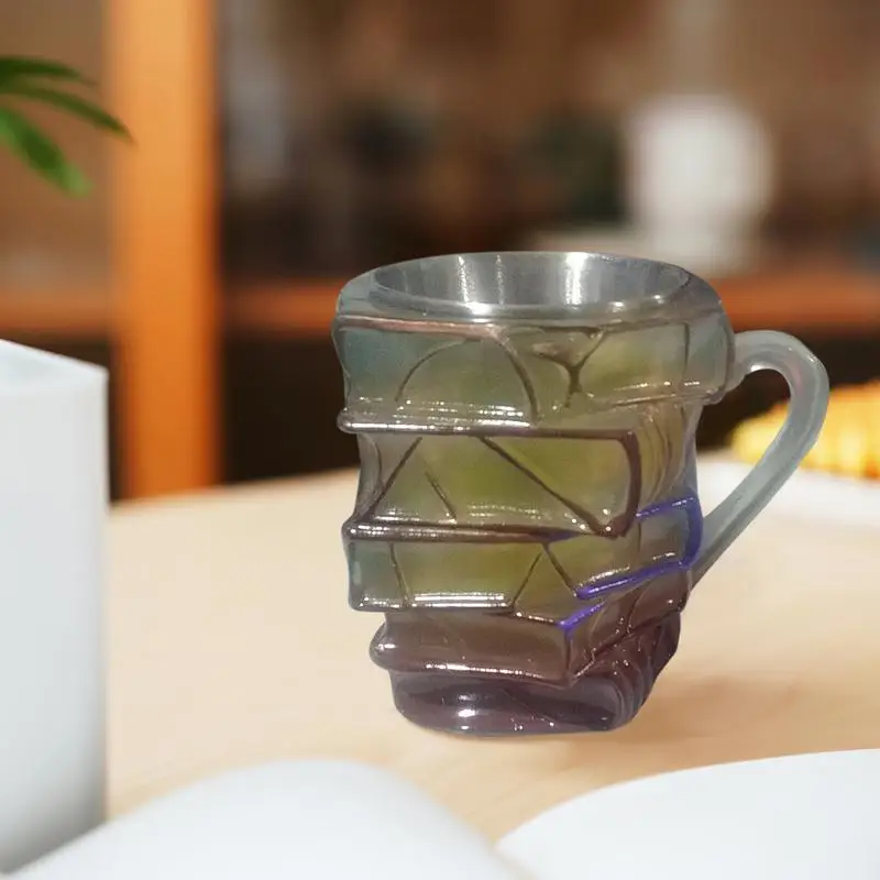 Book Coffee Mug Book Shaped Cup Literary Themed Novelty Drinkware For Birthdays Holidays Family Teachers Dining Table Restaurant