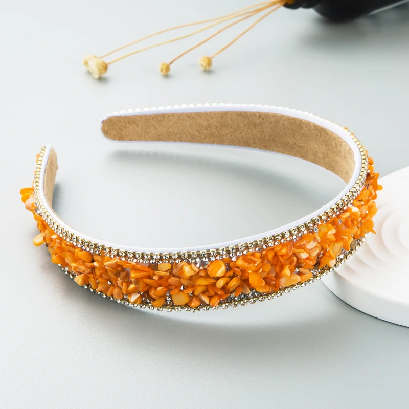 Hot Selling Headband For Women With Personalized Colorful Stone Decoration, Korean Version Of Rhinestone Crystal Headband