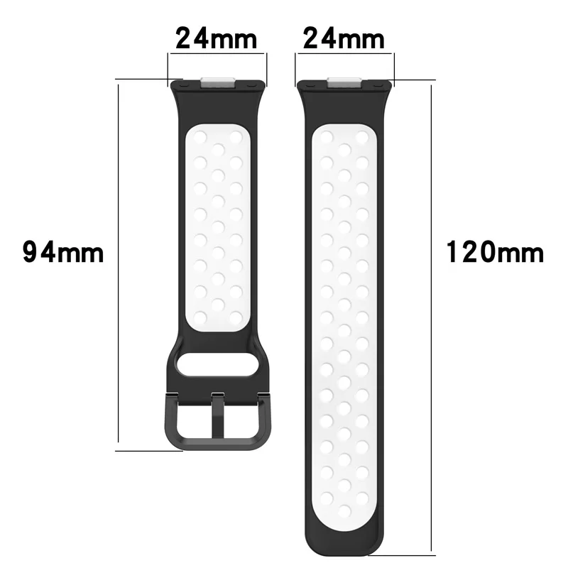 24MM Silicone Watchband Strap For Huawei Watch Fit 3 Sport Wrist  Replacement Band Adjustable Smartwatch Bracelet