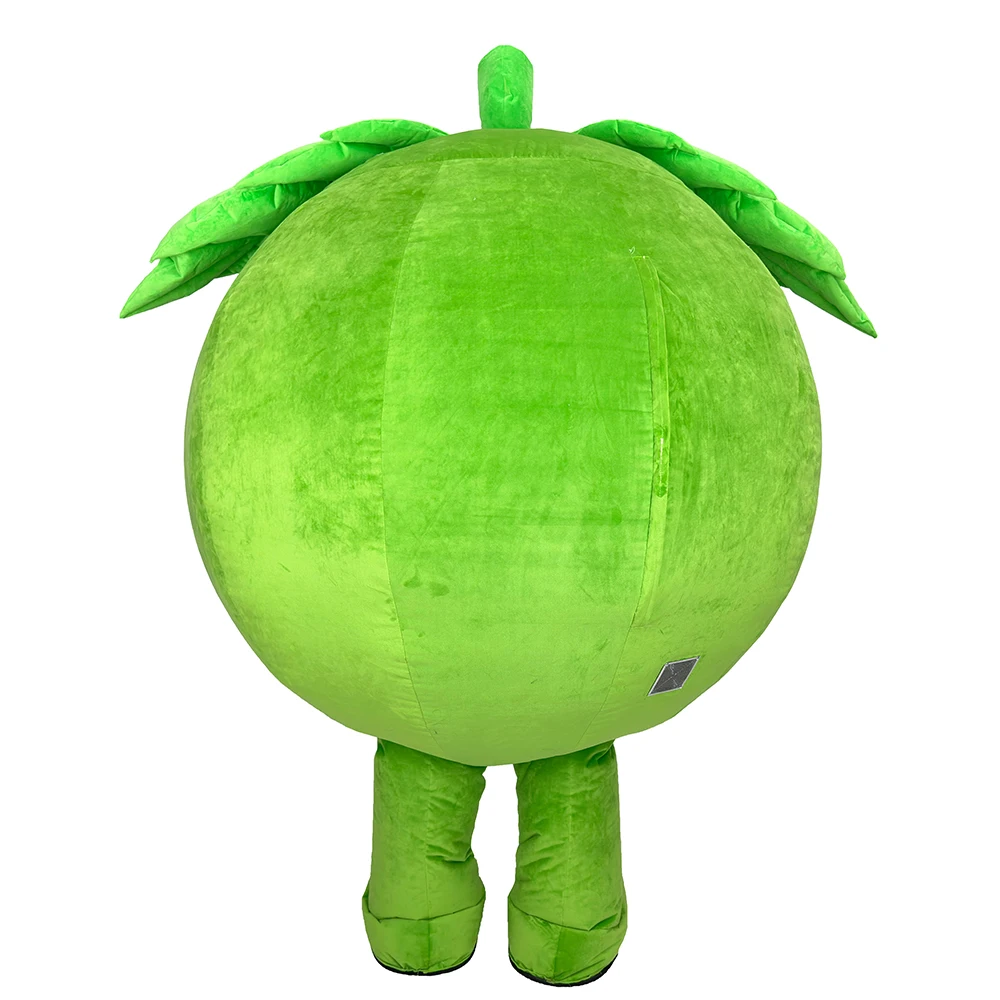 Inflatable Apple Orange Fruit Mascot Christmas Costume Party Event Adult Role Play Christmas Inflatable Costume No Battery