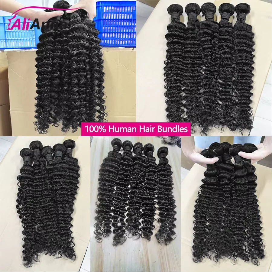 حزم موجة عميقة مع إغلاق 4x4 ال - مراجعة Deep Wave 3 Bundles With Closure وسعره