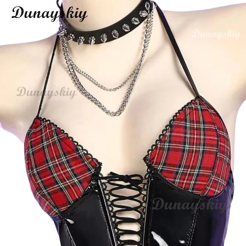 Мисс Миса Косплей Костюм и Парик Хэллоуин Готический Топ и Юбка с Сетчатыми Чулками и Рукавами Черный Корсет Юбка Комплект На Шнуровке