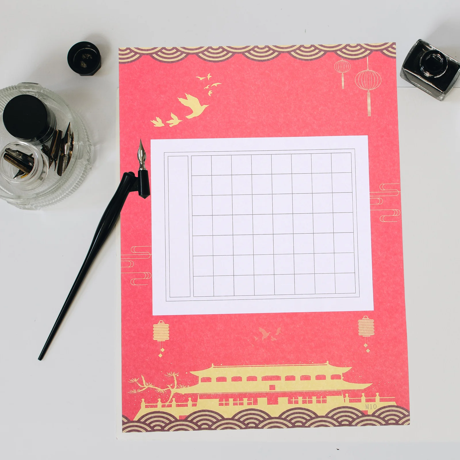 

Chinese Calligraphy Paper Hand Writing Practice Book Thickened Writing Paper Durable Chinese Calligraphy Practice Book