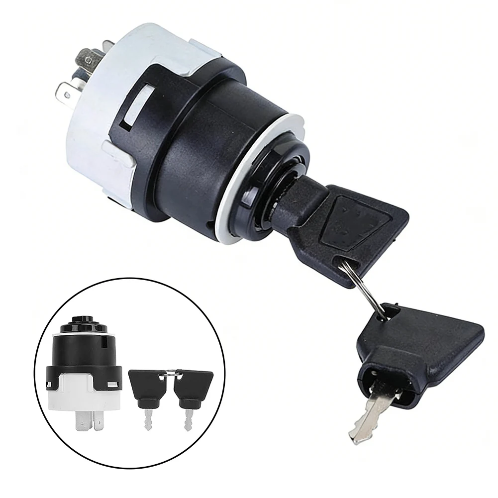 

Ignition Switch With 2 Key 9 Pins 701/80184 50988 858/04674 For Tractor Preheat Start Switch For JCB For JCB200 For JCB220 PART