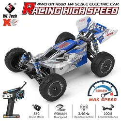 WLtoys XK144011 4WD RC Car 1/14 4x4 Off Road Drift Racing Cars 65KM/h 2.4G 550 Silnik Pojazd elektryczny Wysoka prędkość z diodą LED