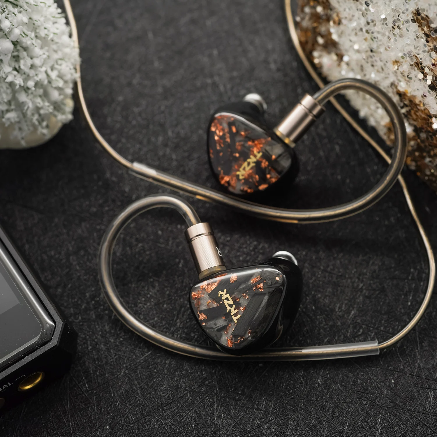 

Проводные наушники-вкладыши TKZK Ouranos, 10 мм, двойной динамический драйвер, HIFI IEM, диафрагма CNT N52, проводные наушники с одним разъемом 3,5 мм