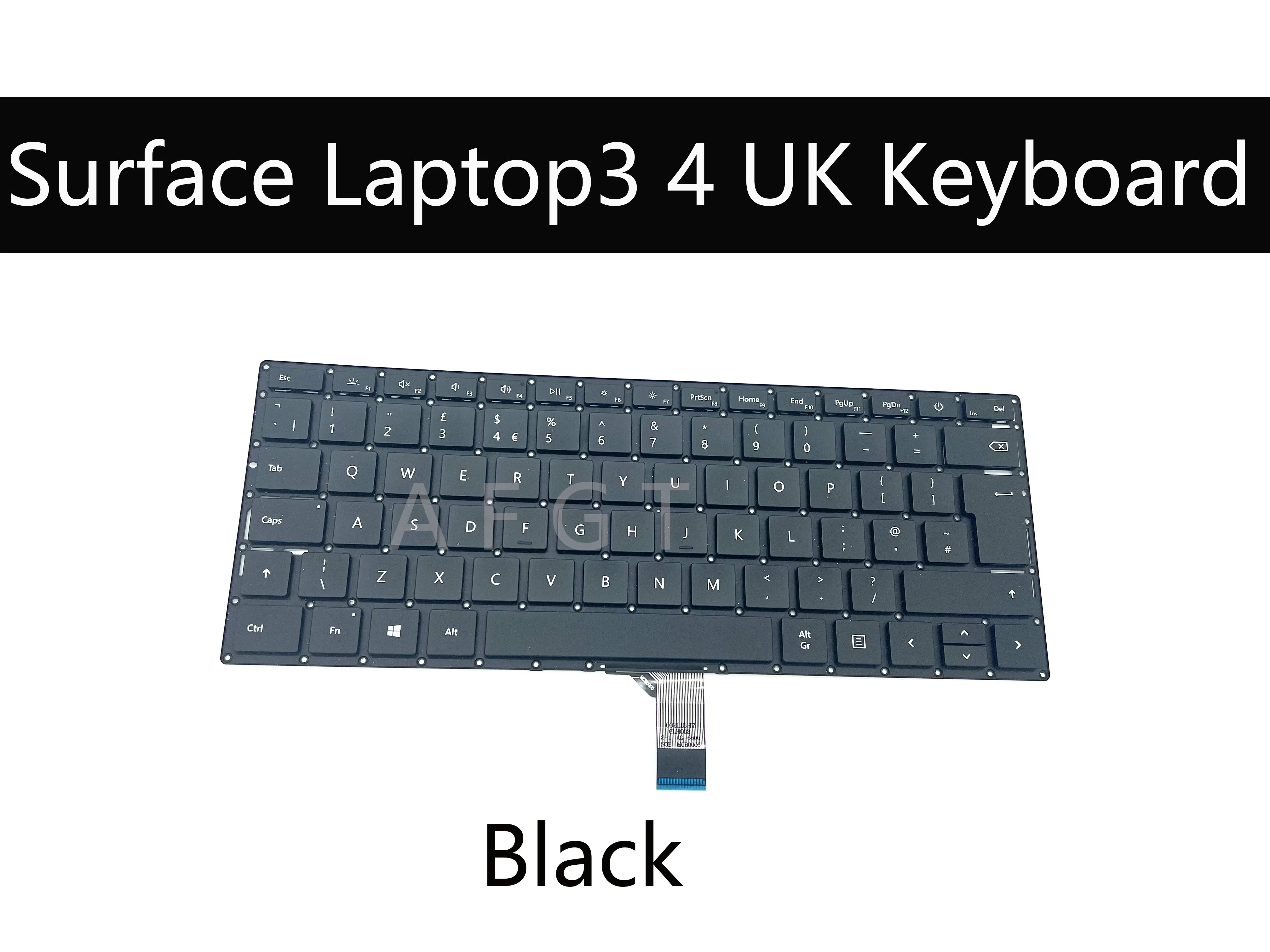 

Original Keyboard For Microsoft Surface Laptop3 1867 1868 1873 Laptop4 1951 1958 Keyboard 13.5'' 15'' UK Black