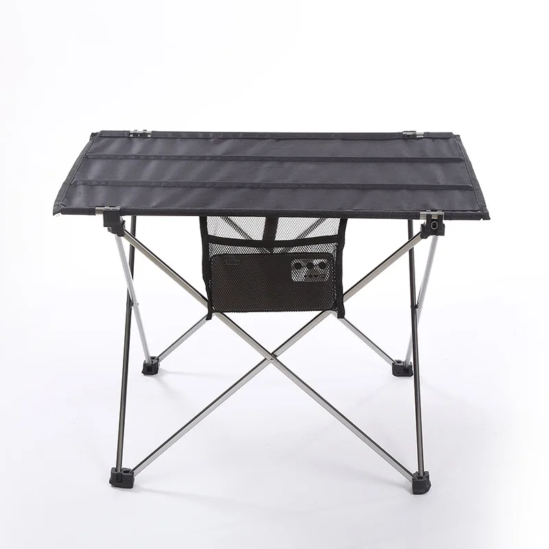 76x56x52CM Outdoor Aluminum Alloy Folding Table Casual Mesh Beach Table Portable Barbecue Picnic Table