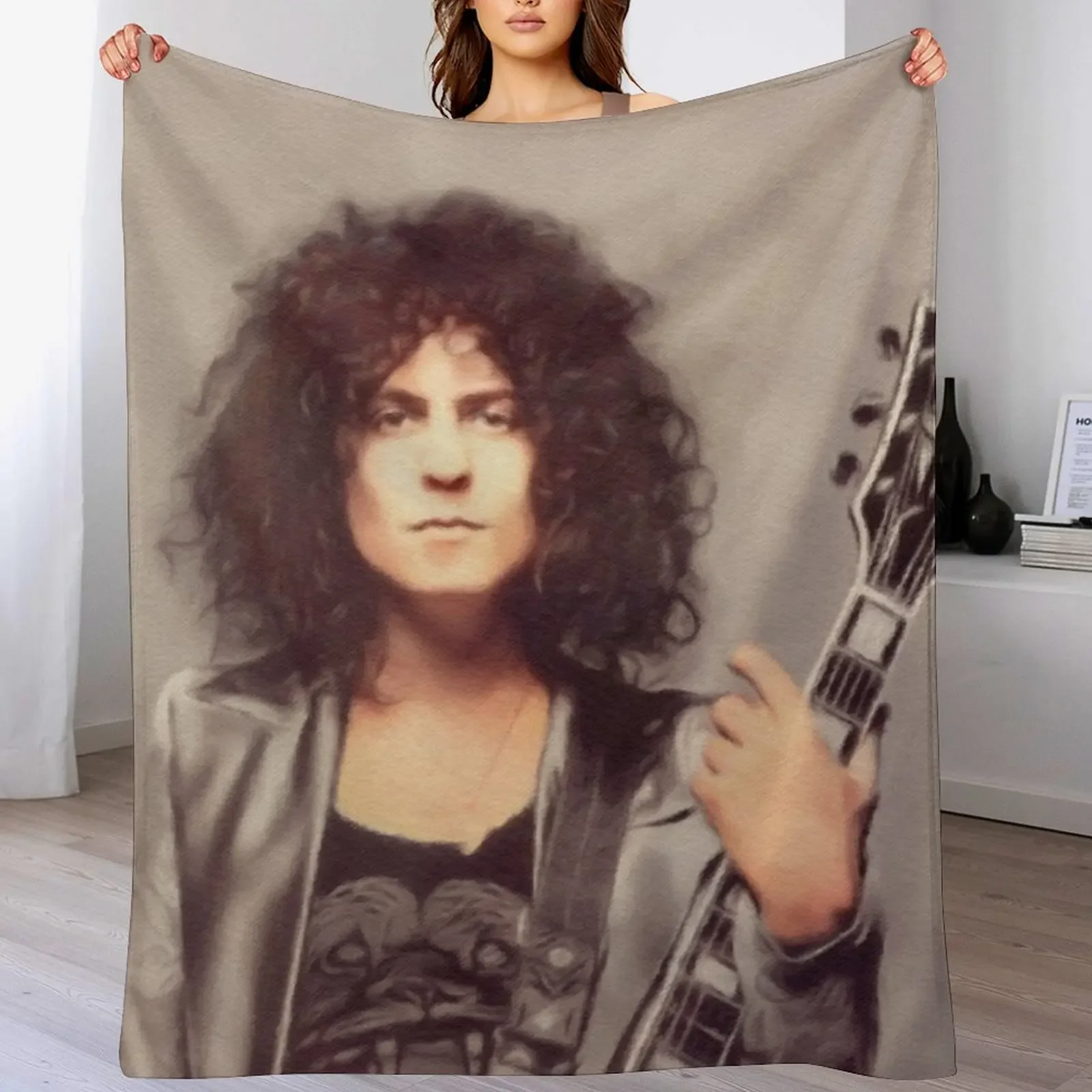 

Marc Bolan, Music Legend Throw Blanket Decoratives Loose Extra Large Throw bed plaid Blankets