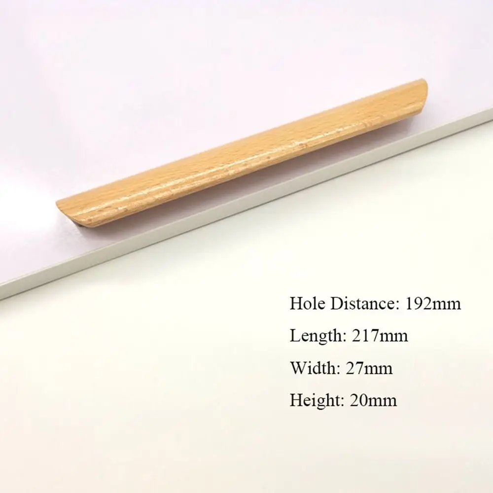 

Wood Simple Environmental Friendly Nordic Style Dresser Drawer Furniture Handle Door Pull Furniture Hardware Wardrobe Knob