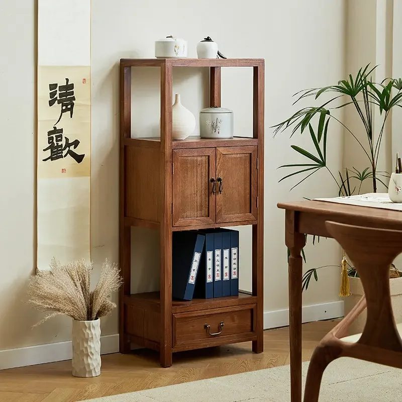 Small edge corner few solid wood tea  tea cabinet corner   bedside  new Chinese bucket