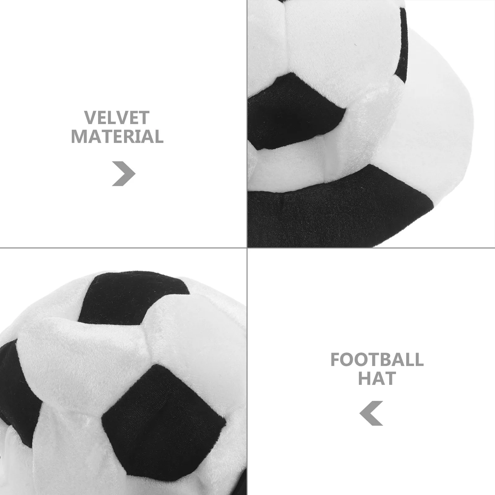 Gorro de Balón de Fútbol con Bandera de Canadá, Divertido Gorro Deportivo para Fanáticos, Disfraz para Carnaval, Día de Fútbol, Fiesta de Cumpleaños