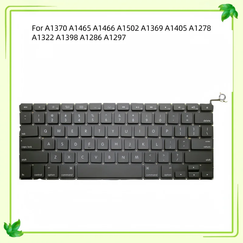 

New US Laptop Layout Keyboard For Apple Mocbook Pro A1370 A1465 A1466 A1502 A1369 A1405 A1278 A1322 A1398 A1286 A1297