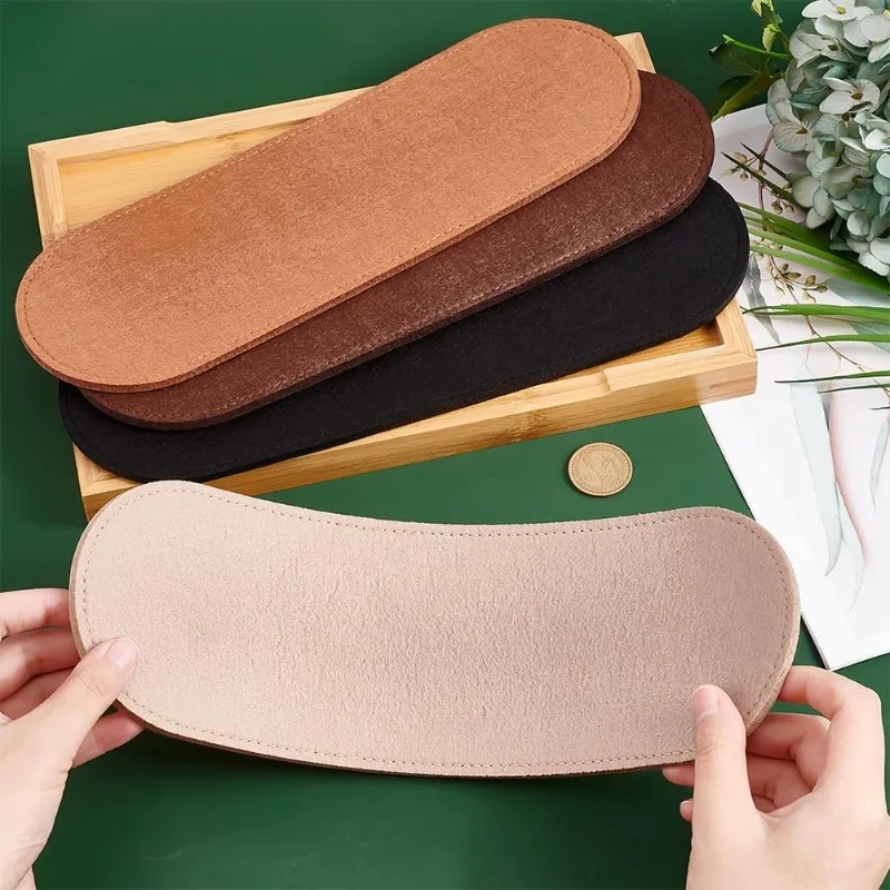 4 Colors Felt Base Shaper 30x10cm/11.8x3.9 inch Oval Purse Organizer Insert Handbag Bottom Insert Bag Stabilizer Bag Liner Board