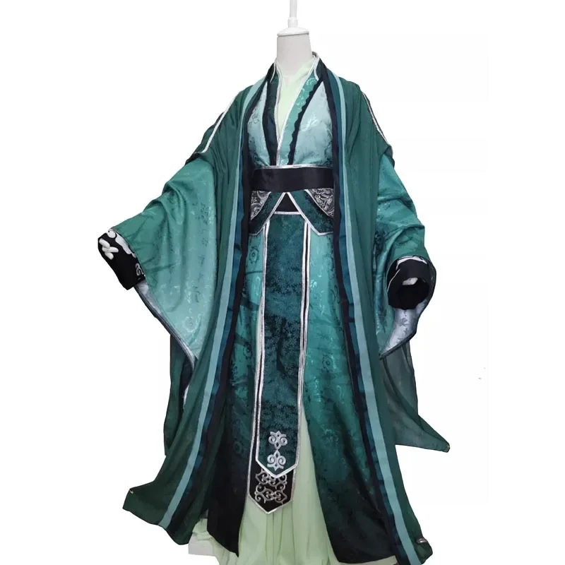 Anime Tian Guan Ci Fu Qi Rong Cosplay Costume Hanfu Chinese Ancient QiRong Wig Headwear Halloween Costumes Props For Women Men