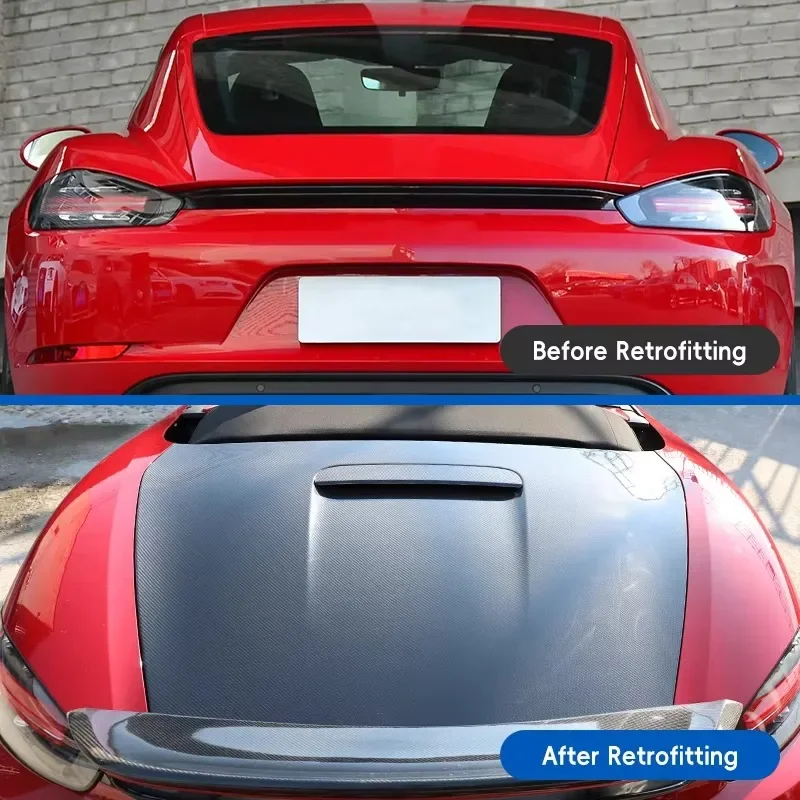 

Car Car Upgrade Carbon Fiber Tailgate New Condition Fit Suitable for Porsche 2012-2016 718 981 Wet Carbon Fiber