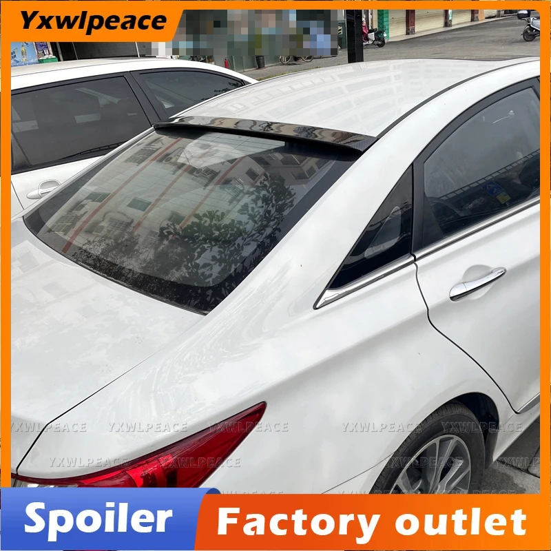 

ABS Glossy Black Rear Rear Window Roof Spoiler Body Kit Accessories For Hyundai Sonata 8 2011 2012 2013 2014