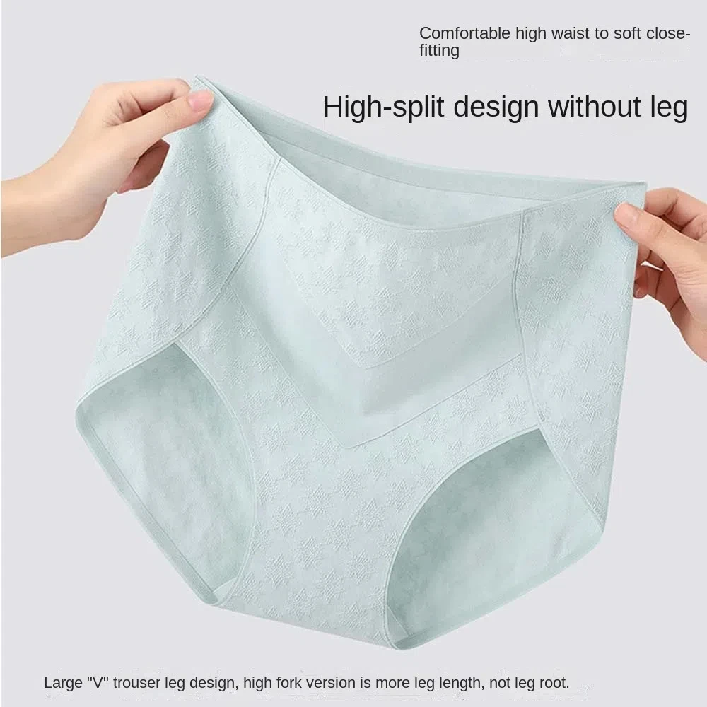 

Трусы с высокой талией, женские хлопковые трусики, хлопковое корректирующее белье с промежностью, послеродовой формирователь тела, стягивающий живот, бесшовные