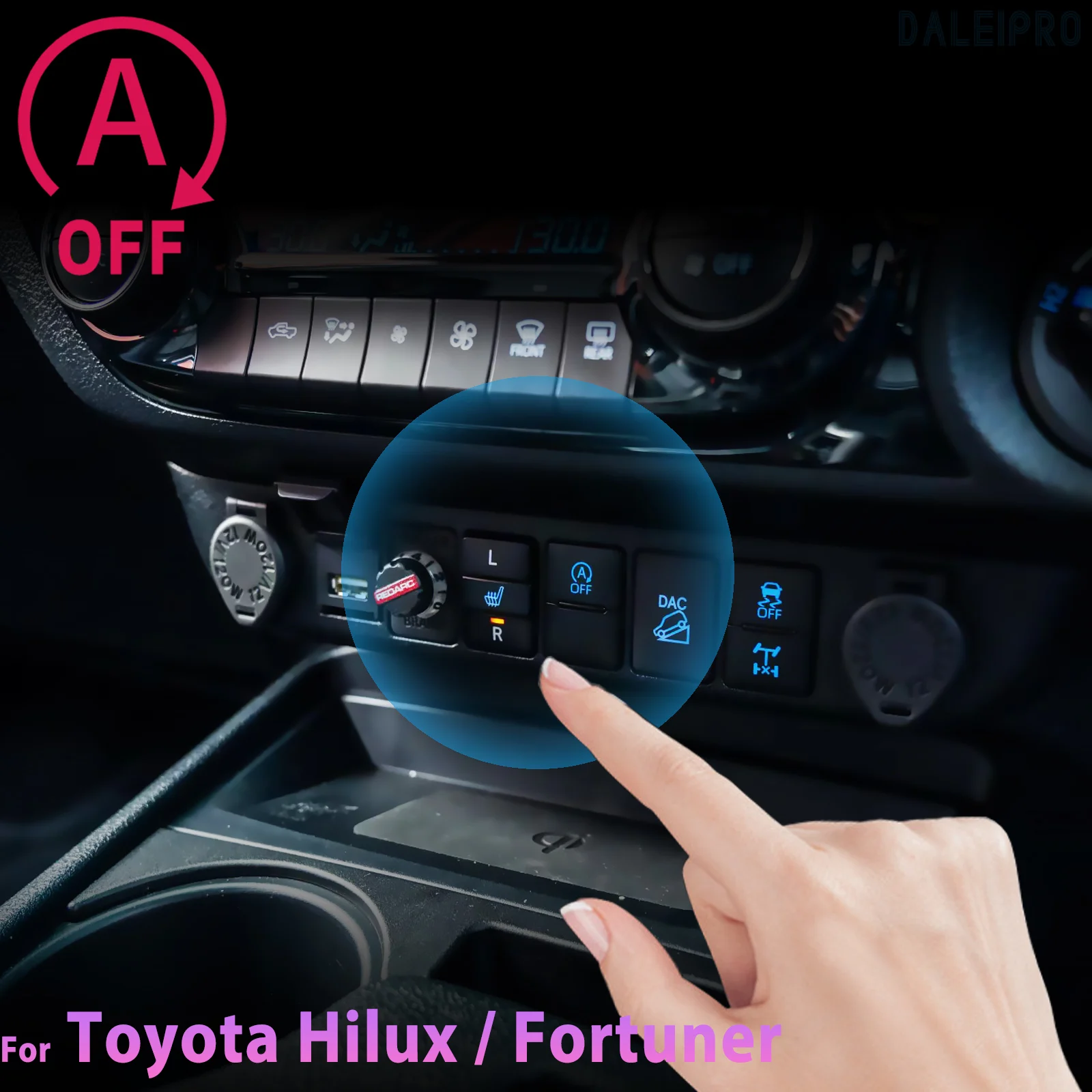 

For Toyota Fortuner Hilux 2023 2024 2025 Automatic Stop Start Engine System Memory Module Cancel Car Auto Start Stop Switch